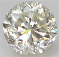 Certified 1.03 Ct Round Brilliant Loose Diamond