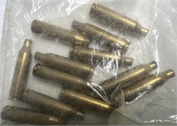 12 Pieces .243 Winchester Once Fired Brass