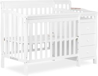Jayden 4-in-1 Mini Convertible Crib - White