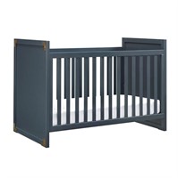 Baby Relax Miles 2-in-1 Convertible Crib, Blue