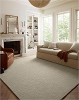 Loloi Polly Collection Spa/Ivory 7'9"x9'9"  Rug
