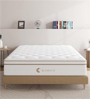 KOANTTI 12 Inch White Full Size Mattress