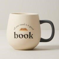 Indigo Good Book & Cup of Tea Mug