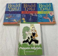 Set Of 3 Roald Dahl Books & 1 Princess Jellyfish