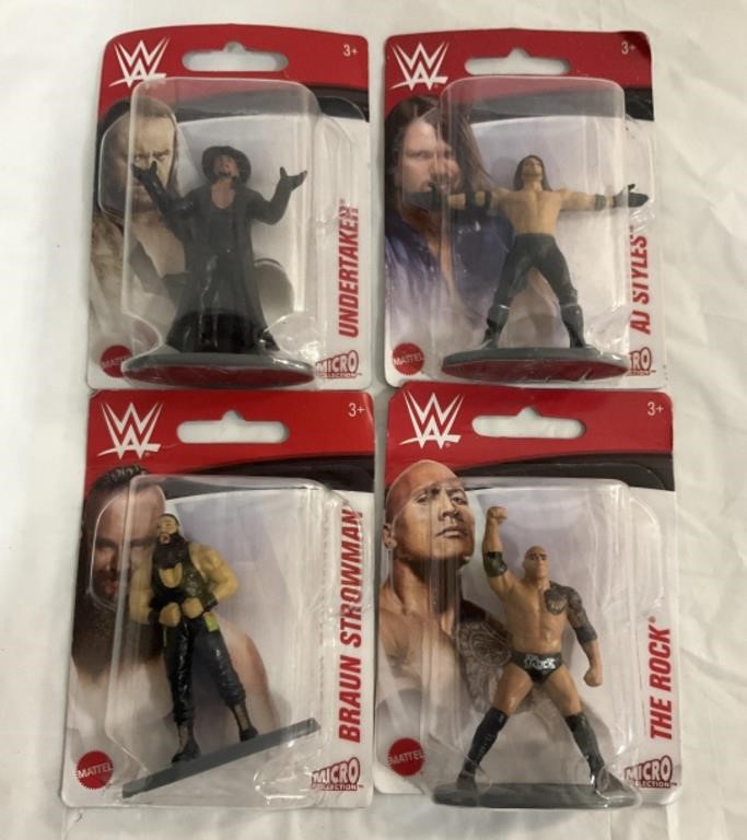 Mattel Micro Collection WWE Wrestlers Set Of 4