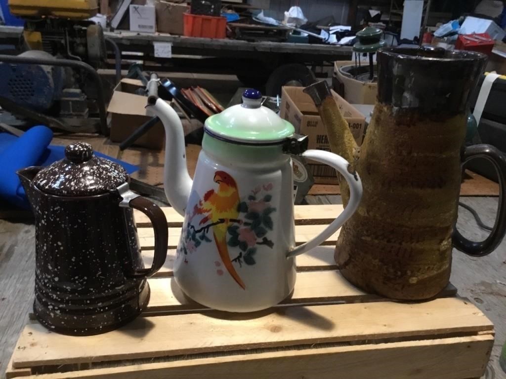 Tea pots & pitcher