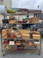 Wicker: Baskets, Picnic Baskets, Buckets etc