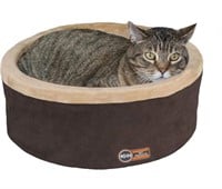 K&H Pet Products Thermo-Kitty Bed Heated Cat Be...