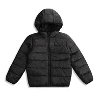 Boys Winter Puffer Jacket - 4 - 6Y - Black