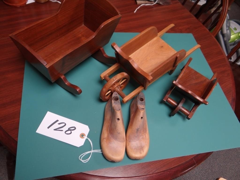 Wooden Pulley, Shoe Lass, other wood