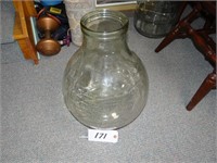 Large Glass Vase, Italian
