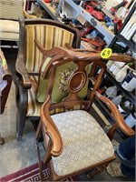 (3) Assorted Chairs & Rocker