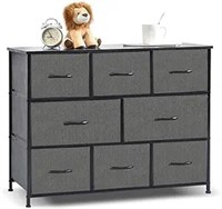 Deep Grey Fabric Dresser Storage Organizer