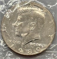 1980 Kennedy Half Dollar