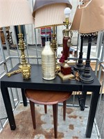 Assorted Table Lamps, Occasional Tables etc