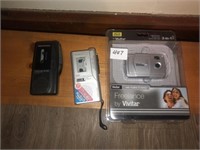 Sony recorder and Vivitar camera