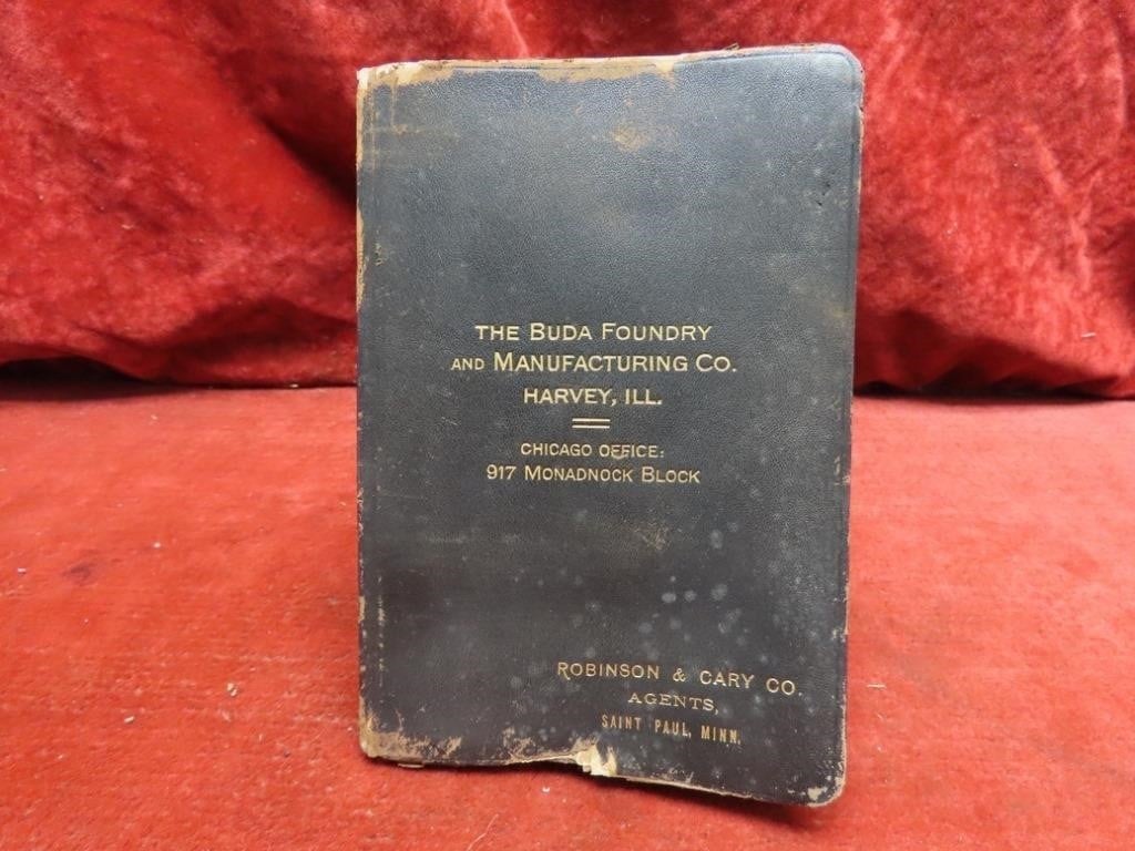 Buda foundry 1902 railway Railroad supply catalog.