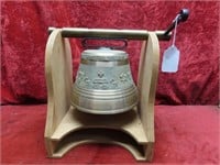 Large Bronze Switzerland bell w/stand.