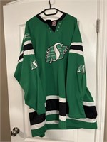 Saskatchewan Roughriders Hockey Style Jersey