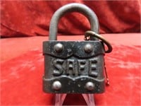 Old Safe padlock.