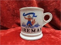 Vintage Occupational "Fireman" Mug.