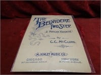 The Belvidere Two step Sheet music book.