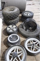 Tires / Wheels & Rubbermaid Garbage Can