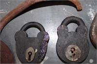 Old Locks / Buggy Steps / Meat Hook/ Tools