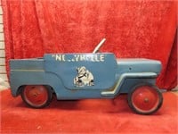 Vintage Roy Rogers Nellybelle pedal car jeep.