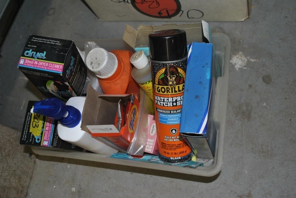 box of chemicals