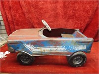Vintage Ford Pinto pedal car. Ride on toy.