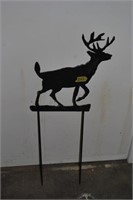 metal outdoor deer stake