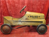 Old Police pedal car.