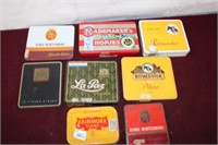 Vintage Cigarette Tin Collection