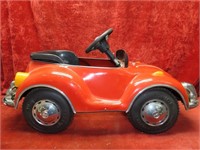Red Sportsters pedal car. Bug.