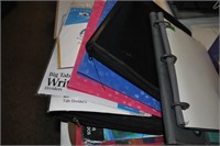 folders and office supplies