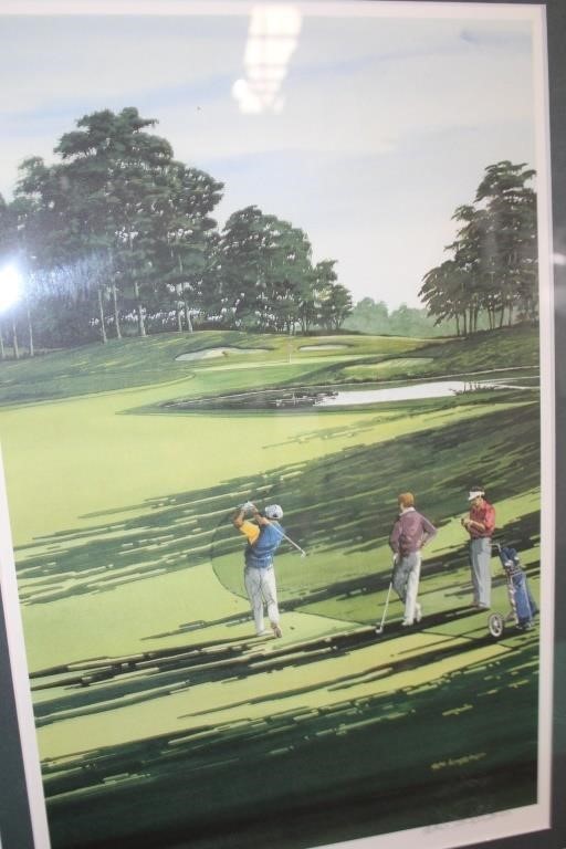 Alan Kingsland Golf Art / Signed 333 / 590
