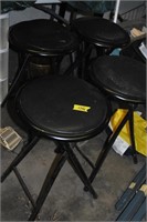 4 folding bar stools
