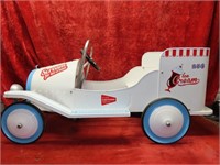 Ice cream pedal car. Ride on toy.
