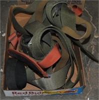 flat of suitcase straps