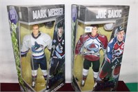 Messier & Sakic NHL Toy Figures / Boxed