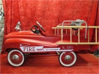 No.287 Pedal car fire truck. Ride on toy.