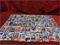 (60)Complete 1969-70 Kellogg's NFL Football cards.
