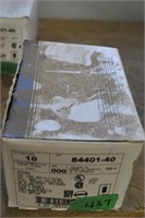 box of 9 leviton wall plate 84401-40