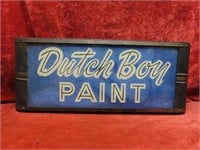 Dutch Boy Paint sign. Non working.