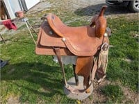 R Waylen Saddles Leather Saddle