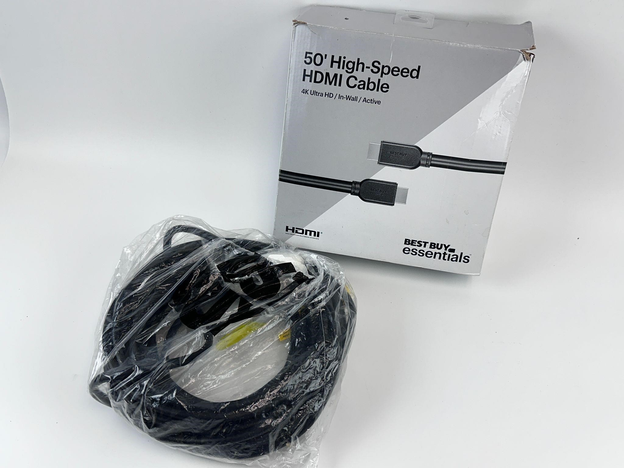 50 Ft High Speed HDMI Cable 4K Ultra HD