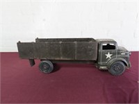 Marx Lumar military pressed steel toy truck.