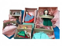 6 Vintage Madame Alexander Dolls in Boxes