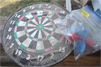 outdoors dart boart with darts